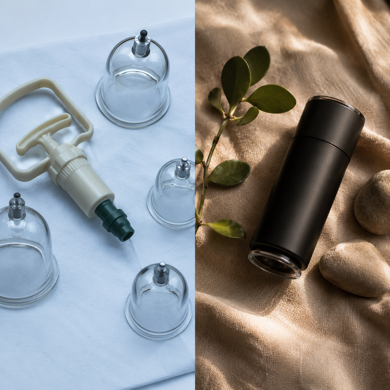 Zenora SmartCup — 3-in-1 Cupping, Red Light & Heat Therapy Device