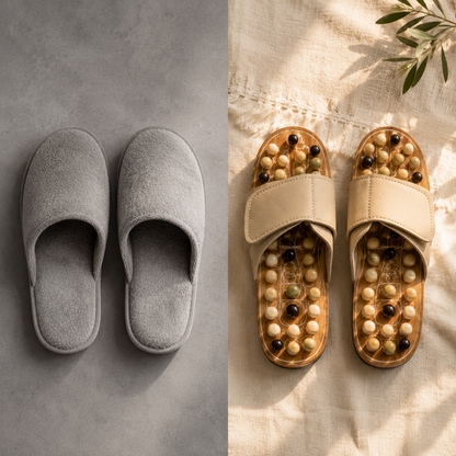 Zenora Acupressure Wellness Slippers — Stress Relief & Circulation Therapy at Home