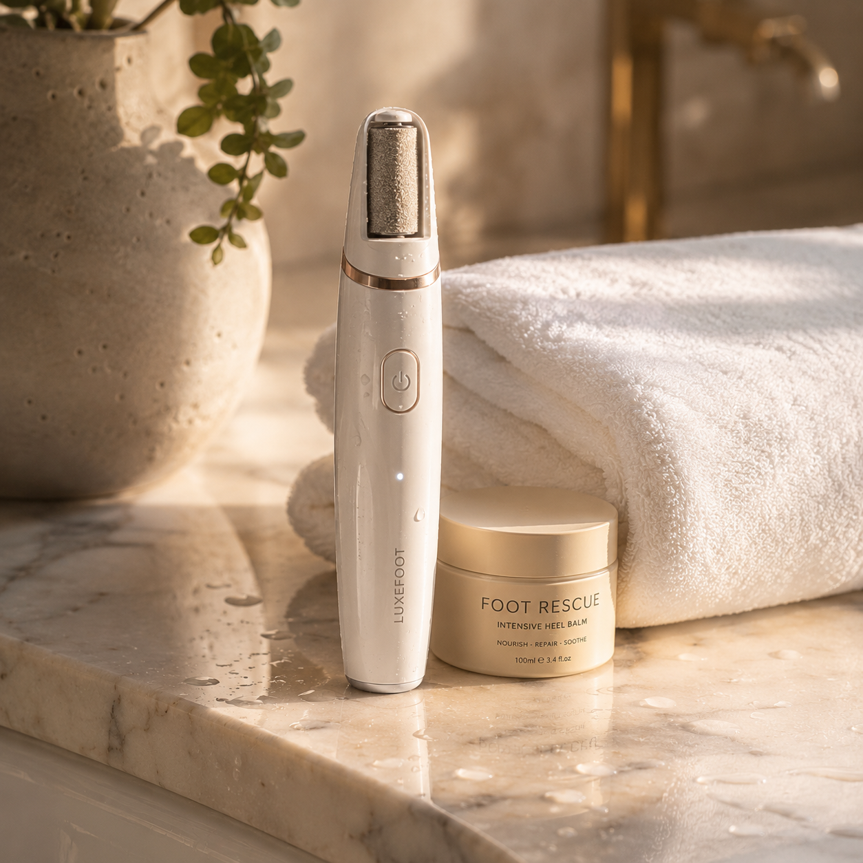 Zenora Electric Foot Smoother & Callus Remover — Salon-Soft Feet at Home