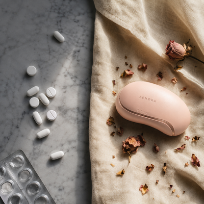 Zenora Period Relief Massager — Heat & Vibration Therapy for Cramps