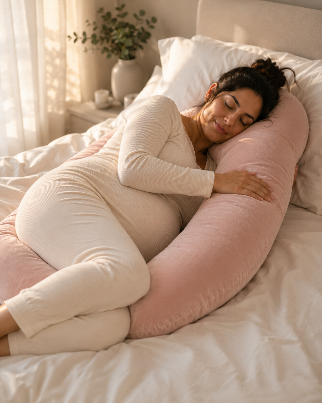 Zenora Sleep Therapy Body Pillow — Full-Body Support for Better Sleep & Back Pain